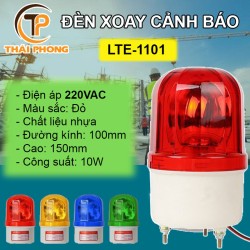 Đèn chớp cảnh báo LTE-1101 điện 220V màu đỏ (Led nháy)